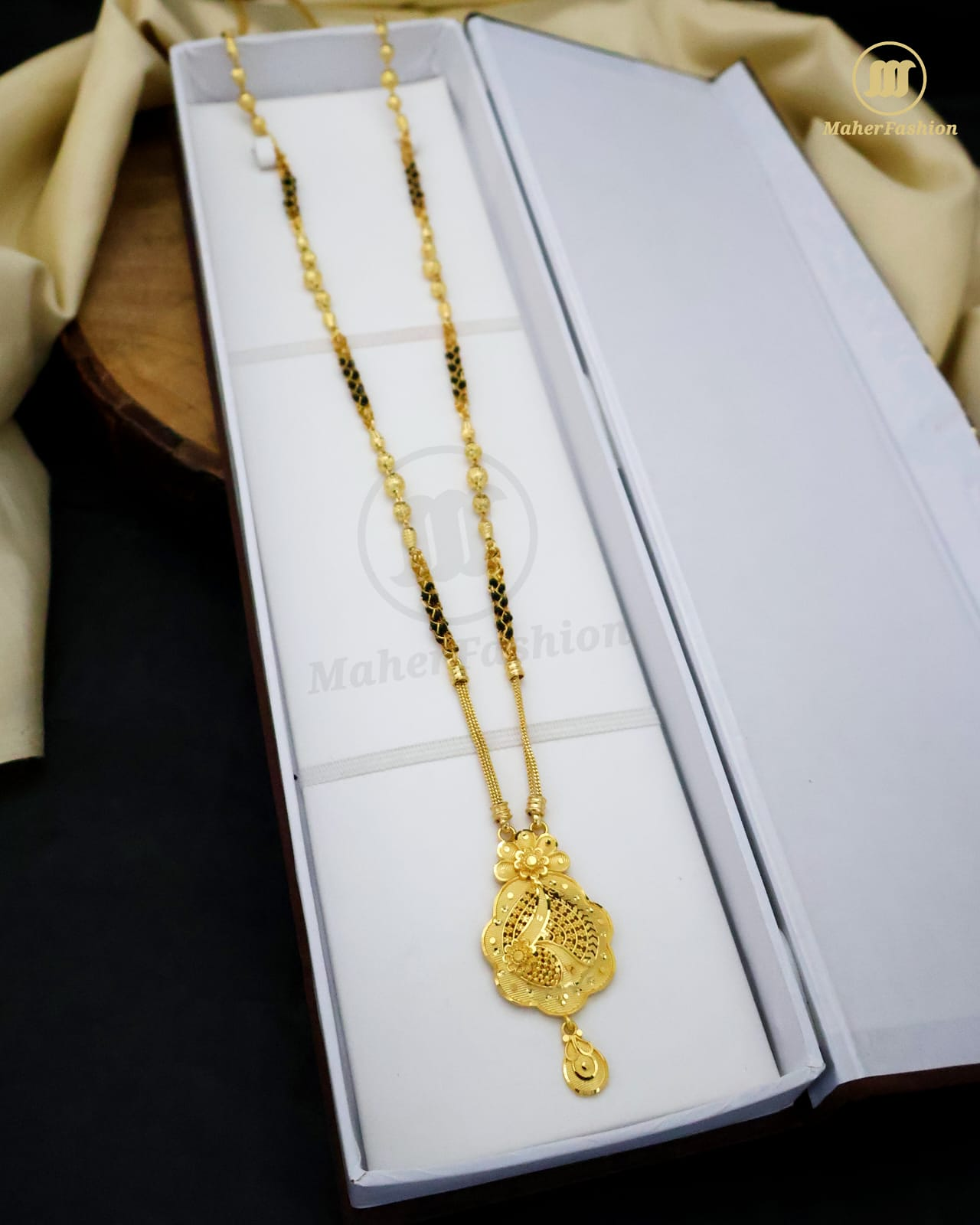 ADORABLE GOLD PLATED MANGALSUTRA